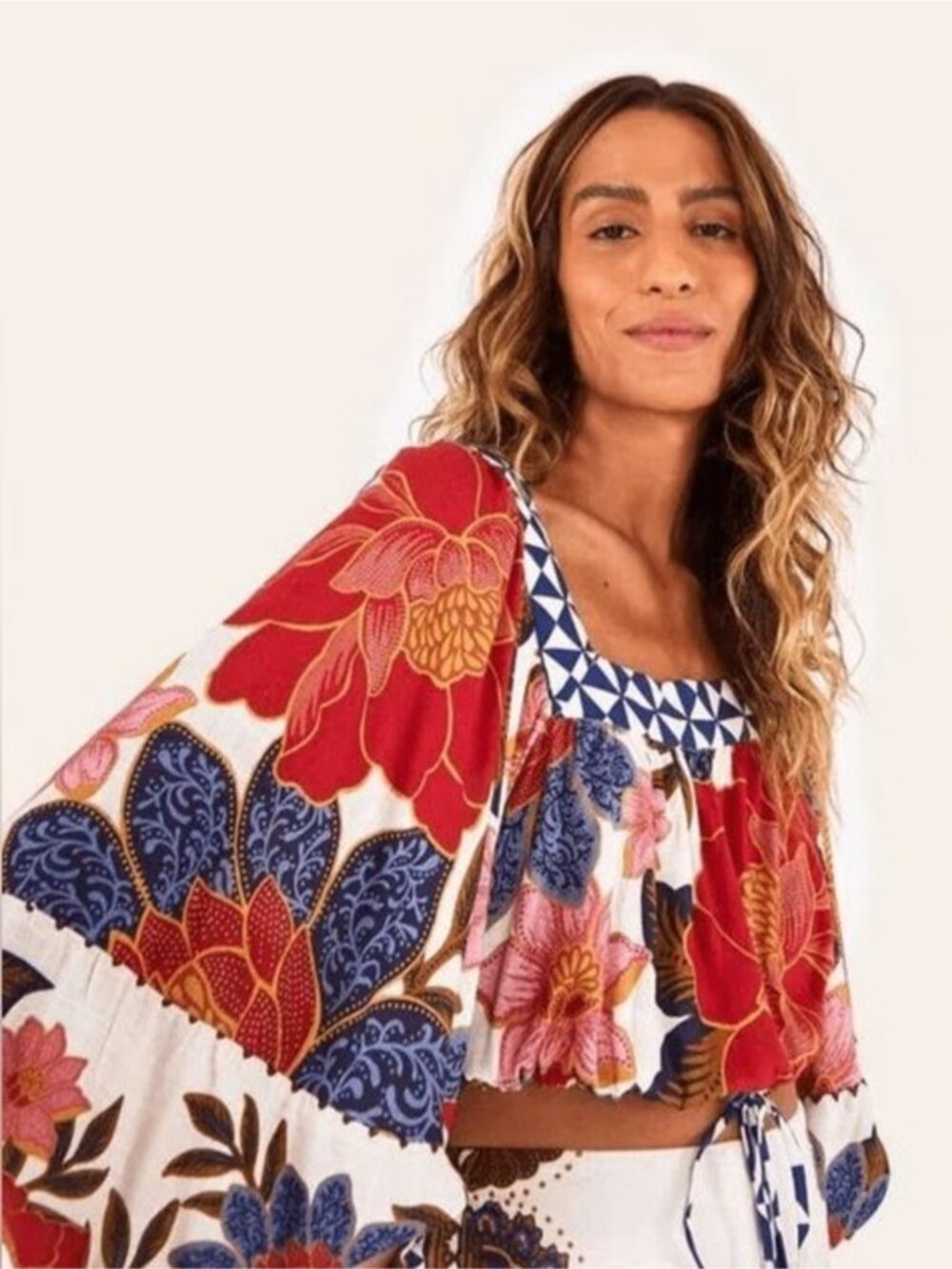Farm Rio Printed Top Size P (Small) - Picture 8 of 8